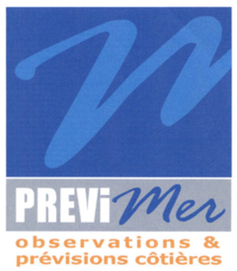 M PREVI Mer observations & prévisions côtières Logo (EUIPO, 21.03.2007)