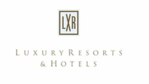 LXR LUXURY RESORTS & HOTELS Logo (EUIPO, 06.12.2006)