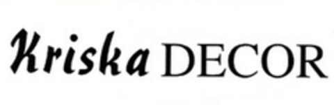 Kriska DECOR Logo (EUIPO, 10.07.2007)