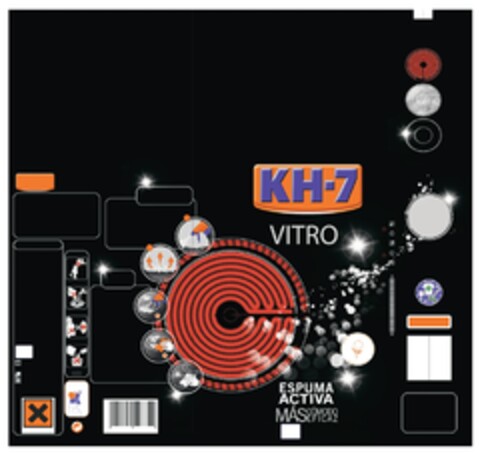 KH-7 VITRO ESPUMA ACTIVA MAS COMODO EFICAZ Logo (EUIPO, 12/30/2009)