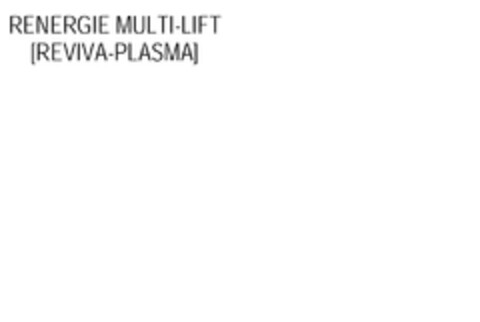 RENERGIE MULTI-LIFT REVIVA-PLASMA Logo (EUIPO, 27.07.2012)