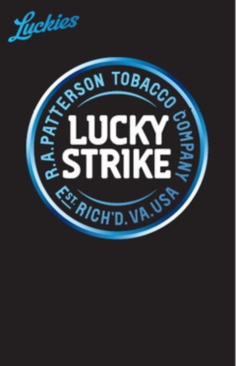 LUCKY STRIKE R.A. PATTERSON TOBACCO COMPANY EST. RICH'D. VA. USA Logo (EUIPO, 11.02.2014)