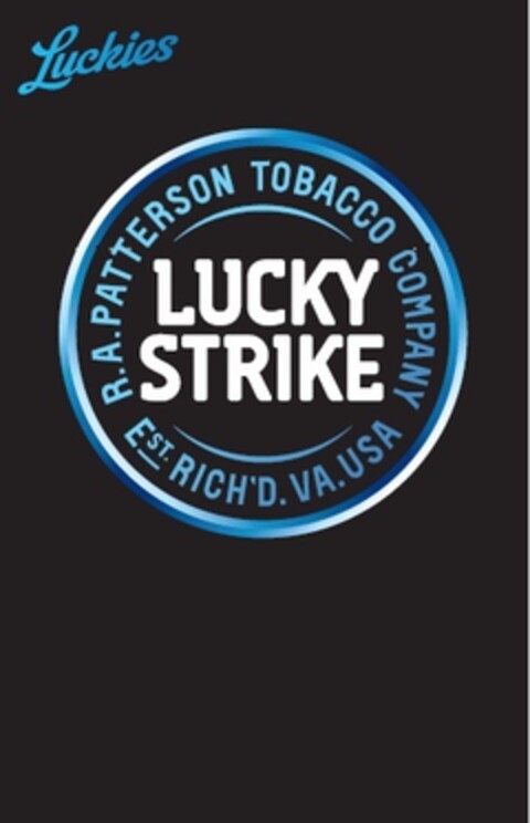 LUCKY STRIKE R.A. PATTERSON TOBACCO COMPANY EST. RICH'D. VA. USA Logo (EUIPO, 02/11/2014)