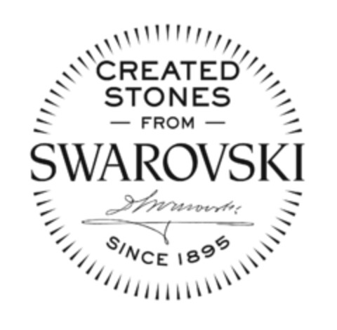 CREATED STONES FROM SWAROVSKI SINCE 1895 Logo (EUIPO, 24.12.2016)