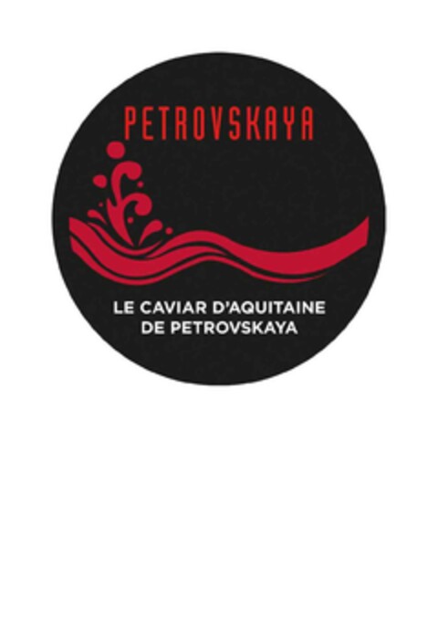 PETROVSKAYA LE CAVIAR D'AQUITAINE DE PETROVSKAYA Logo (EUIPO, 31.05.2017)