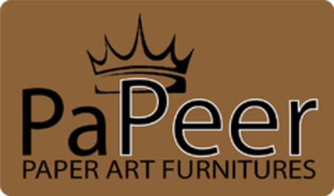 PaPeer PAPER ART FURNITURES Logo (EUIPO, 12/21/2017)