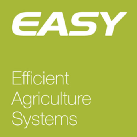 EASY Efficient Agriculture Systems Logo (EUIPO, 11/07/2018)