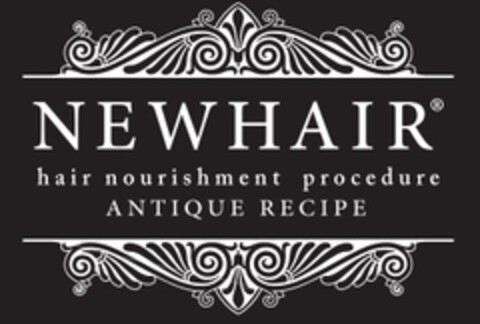 NEWHAIR® hair nourishment procedure ANTIQUE RECIPE Logo (EUIPO, 05.09.2022)