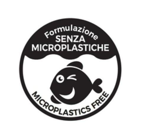 FORMULAZIONE SENZA MICROPLASTICHE MICROPLASTICS FREE Logo (EUIPO, 07.02.2023)