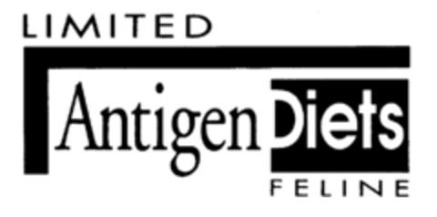 LIMITED ANTIGEN DIETS FELINE Logo (EUIPO, 04/01/1996)