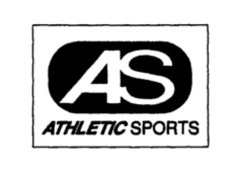 AS ATHLETIC SPORTS Logo (EUIPO, 16.01.1997)