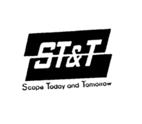 ST&T Scope Today and Tomorrow Logo (EUIPO, 10/06/1997)
