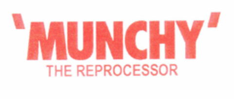 'MUNCHY' THE REPROCESSOR Logo (EUIPO, 19.06.2000)