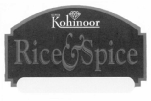 SUPER Kohinoor Rice&Spice Logo (EUIPO, 08/22/2002)