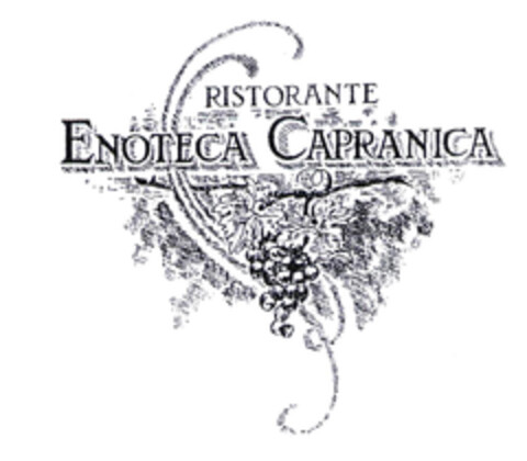 RISTORANTE ENOTECA CAPRANICA Logo (EUIPO, 09/12/2003)