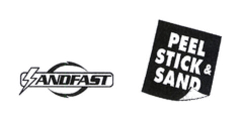 SANDFAST PEEL STICK & SAND Logo (EUIPO, 08/02/2004)