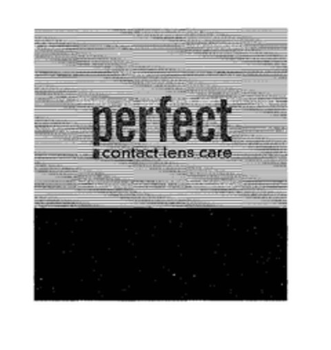 perfect contact lens care Logo (EUIPO, 17.02.2006)