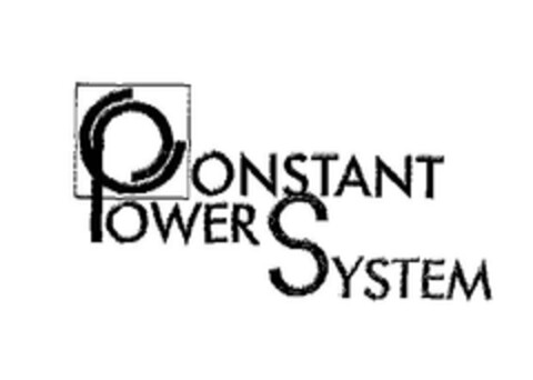 CONSTANT POWER SYSTEM Logo (EUIPO, 24.07.2006)