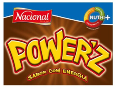 NACIONAL desde 1849
 POWER'Z SABOR COM ENERGIA
NUTRI+ CRESCIMENTO EQUILIBRIO DESENVOLVIMENTO
30 Vitaminas e ferro Logo (EUIPO, 31.01.2012)