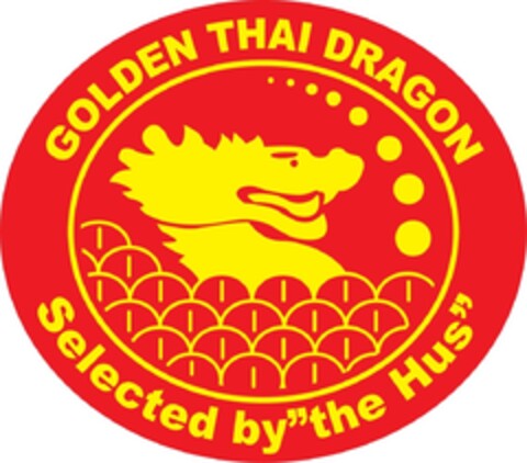 Golden Thai Dragon Selected by "the Hus" Logo (EUIPO, 28.01.2013)