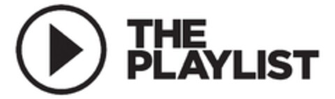 THE PLAYLIST Logo (EUIPO, 30.01.2013)