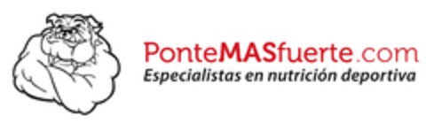 PonteMASfuerte.com Especialistas en nutrición deportiva Logo (EUIPO, 11/25/2013)