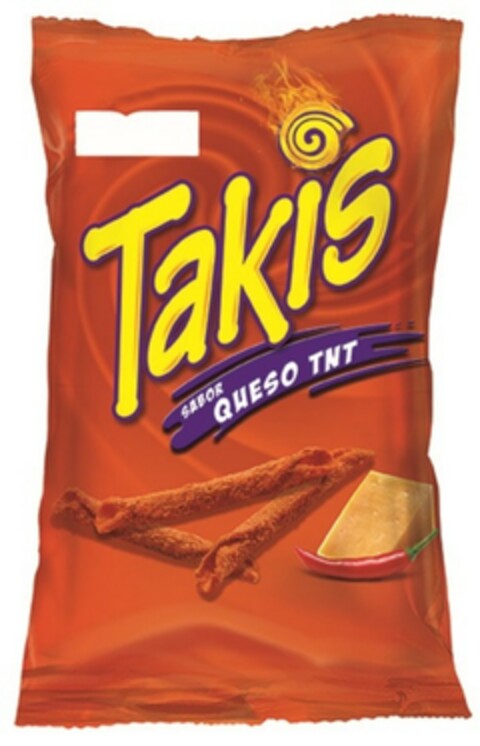 TAKIS SABOR QUESO TNT Logo (EUIPO, 12.05.2015)