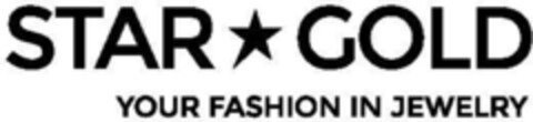 STAR GOLD YOUR FASHION IN JEWELRY Logo (EUIPO, 08/25/2015)