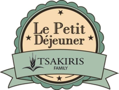 Le petit Dejeuner TSAKIRIS FAMILY Logo (EUIPO, 27.09.2016)