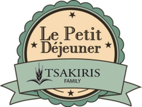 Le petit Dejeuner TSAKIRIS FAMILY Logo (EUIPO, 09/27/2016)