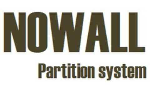 NOWALL Partition system Logo (EUIPO, 08.09.2017)