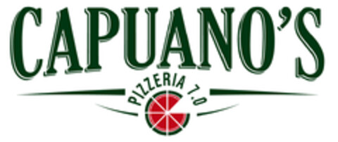 CAPUANOS PIZZERIA 7.0 Logo (EUIPO, 06.09.2017)