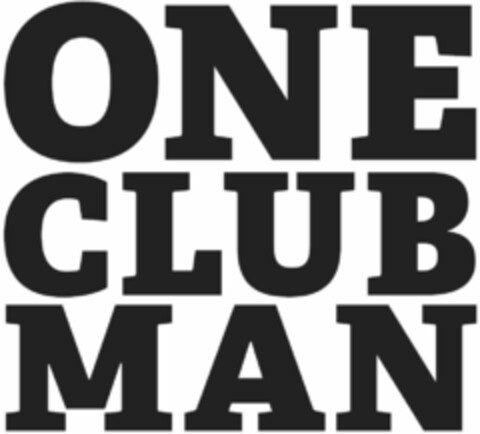 ONE CLUB MAN Logo (EUIPO, 17.04.2018)