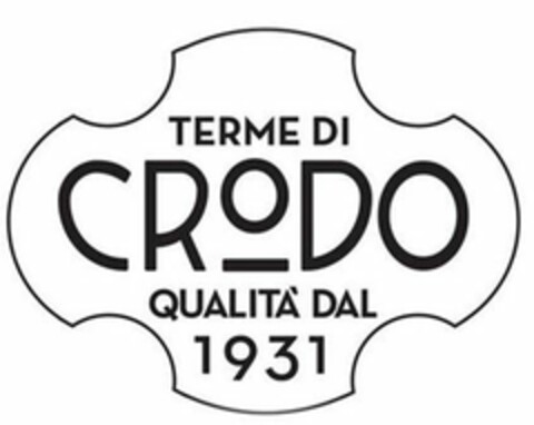 TERME DI CRODO QUALITÀ DAL 1931 Logo (EUIPO, 09.05.2018)
