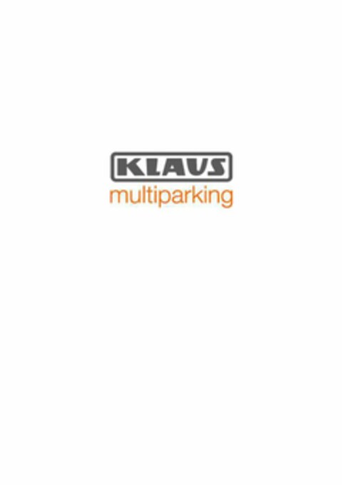 KLAUS multiparking Logo (EUIPO, 06/08/2018)