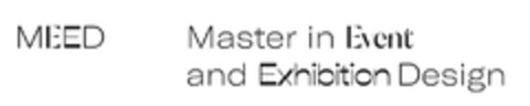MEED MASTER IN EVENT AND EXHIBITION DESIGN Logo (EUIPO, 13.02.2020)