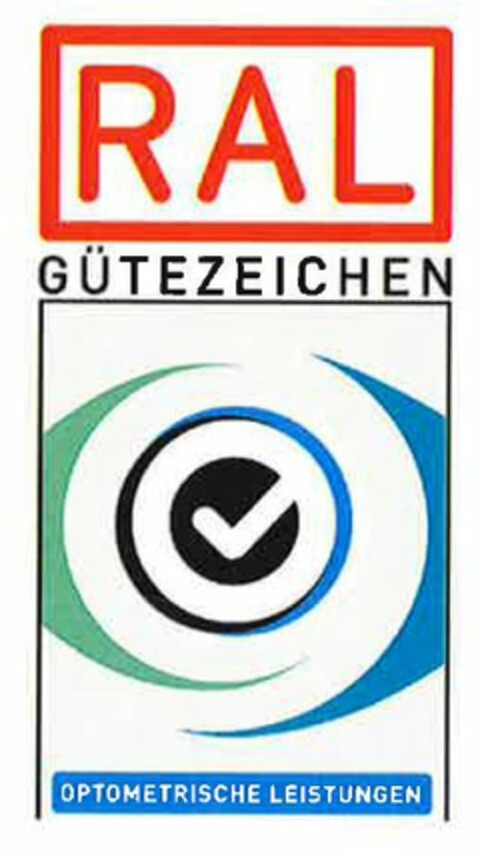 RAL GÜTEZEICHEN OPTOMETRISCHE LEISTUNGEN Logo (EUIPO, 26.11.2020)