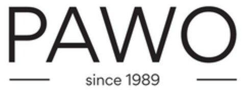 PAWO since 1989 Logo (EUIPO, 31.03.2021)