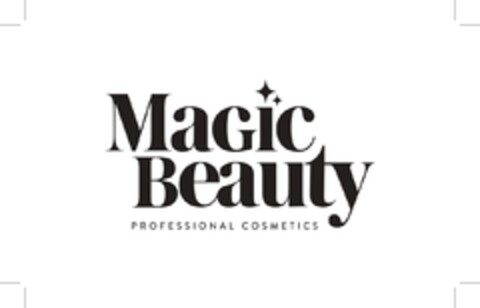 MAGIC BEAUTY PROFESSIONAL COSMETICS Logo (EUIPO, 01/09/2023)