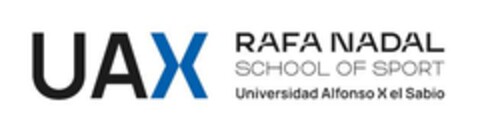 UAX RAFA NADAL SCHOOL OF SPORT Universidad Alfonso X el Sabio Logo (EUIPO, 01.03.2023)