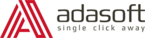 A adasoft single click away Logo (EUIPO, 19.10.2023)