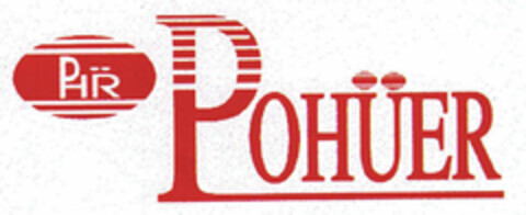 PHR POHÜER Logo (EUIPO, 01.04.1996)