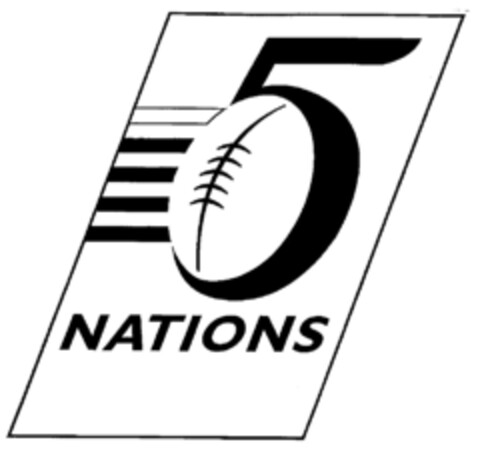 5 NATIONS Logo (EUIPO, 01.04.1996)