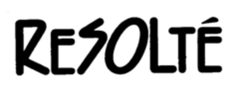 RESOLTÉ Logo (EUIPO, 27.06.1996)