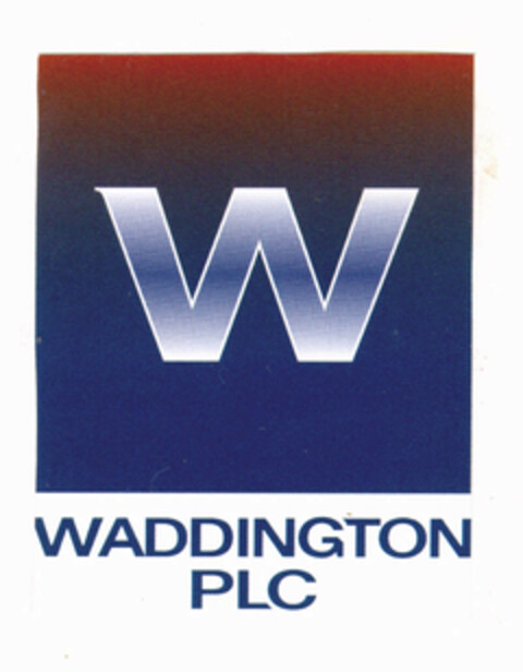 W WADDINGTON PLC Logo (EUIPO, 19.12.1996)