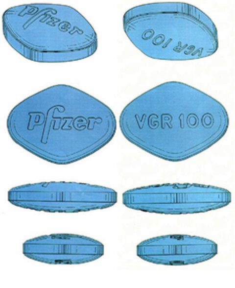 Pfizer VGR 100 Logo (EUIPO, 12.06.1998)