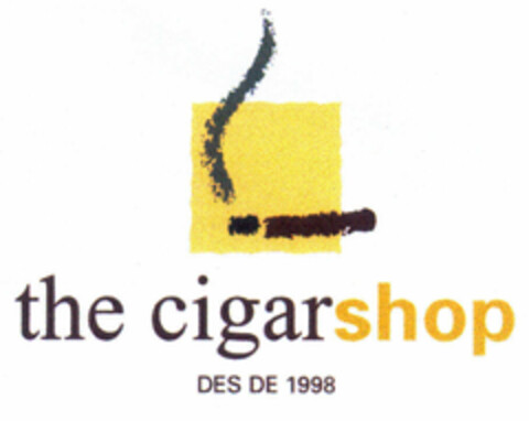 the cigarshop DES DE 1998 Logo (EUIPO, 17.01.2000)