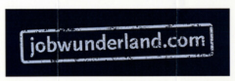 jobwunderland.com Logo (EUIPO, 03/25/2010)