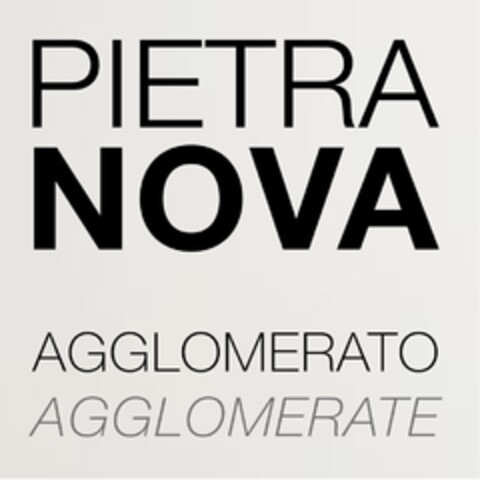 PIETRA NOVA AGGLOMERATO AGGLOMERATE Logo (EUIPO, 06.04.2016)