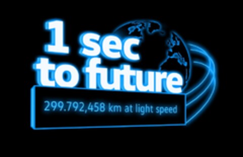 1 sec to future 299.792,458 km at light speed Logo (EUIPO, 02.02.2017)